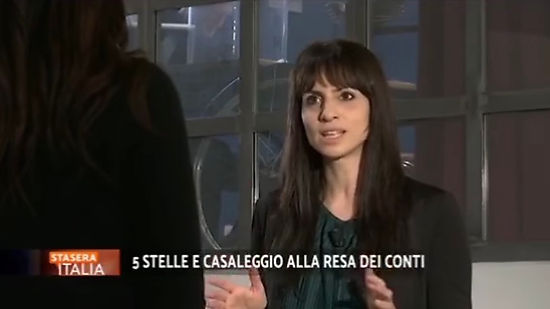 Enrica Sabatini intervista a Stasera Italia Rete 4 - 12 aprile 2021
